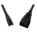 PWCD-C7C14-10A-06F-BLK by Unirise USA - CORD C7 - C14 18AWG BLACK 6FT