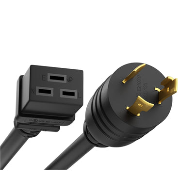 PWCD-L520PC19-20A-25F-BLK by Unirise USA - CORD L5/20P - C19 12AWG BLK 25FT