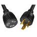 PWCD-L530PL530R-30A-03F-BLK by Unirise USA - CORD L5/30P - L5/30R 10AWG 3FT