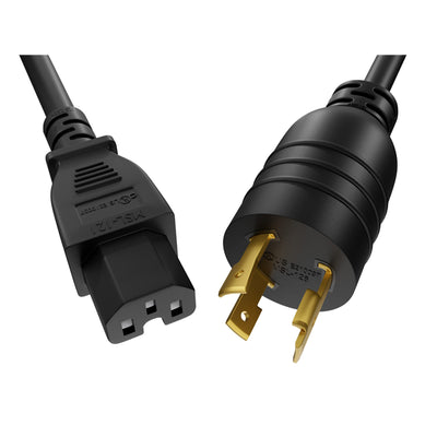 PWCD-L620PC15-15A-08F-BLK by Unirise USA - CORD L6/20P - C15 14AWG 8FT