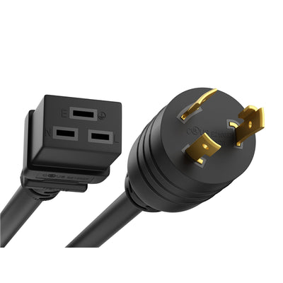 PWCD-L620PC19-20A-08F-BLK by Unirise USA - CORD L6/20P - C19 12AWG 8FT