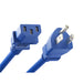 PWCD-515PC13-10A-01F-BLU by Unirise USA - CORD 5/15P - C13 18AWG BLUE 1FT