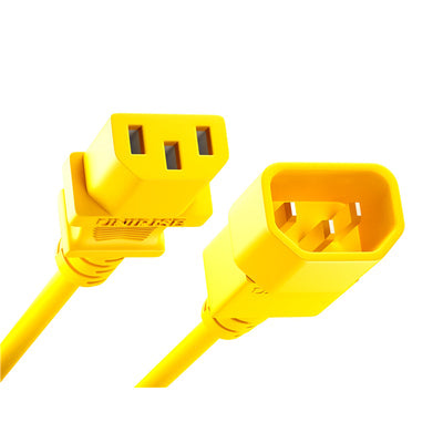 PWRC13C1407FYLW by Unirise USA - CORD C13 - C14 18AWG YELLOW 7FT