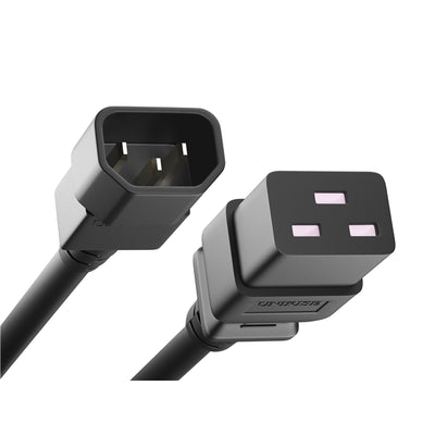 PWCD-C14C19-15A-07F-BLK by Unirise USA - CORD C14 - C19 14AWG BLACK 7FT