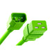 PWCD-C14C19-15A-02F-GRN by Unirise USA - CORD C14 - C19 14AWG GREEN 2FT