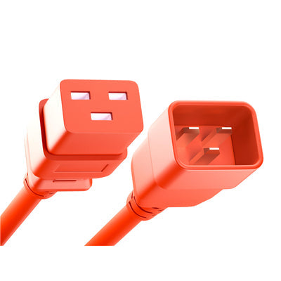 PWCD-C19C20-20A-06F-RED by Unirise USA - CORD C19 - C20 12AWG RED 6FT