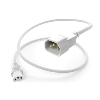 PWCD-C13C14-15A-05F-WHT by Unirise USA - POWER CORD C13-C14 15A WHITE 5FT