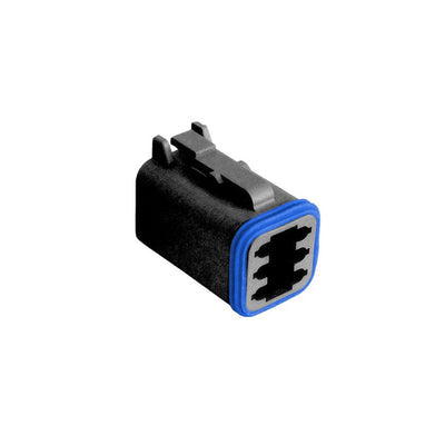 PX0100S06BK by Bulgin - CONNECTOR PLUG HSG 6POS