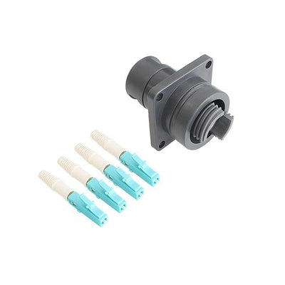 PXEB5422B002 by Bulgin - CABLE ASSY 4CH FMBH-LC OM1 2M