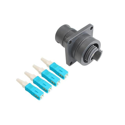 PXEB5423C005 by Bulgin - CABLE ASSY 4CH FMBH-SC OM3 5M