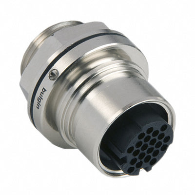 PXM6012/22S/CR by Bulgin - CONNECTOR RECPT HSG FMALE 22POS PNL MT