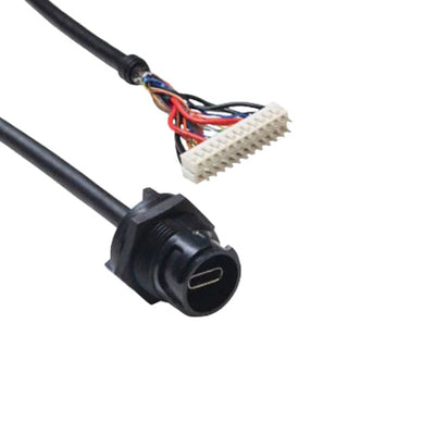 PXP4043/C by Bulgin - CABLE ASSY USB C TO 24POS HDR