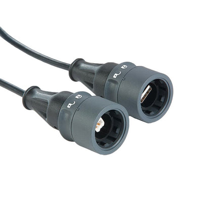 PXP6041/AB/3M00 by Bulgin - CABLE USB2.0 A PLUG-B PLUG W/COUPL