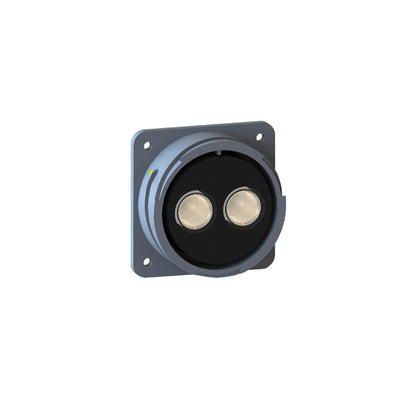 PXP9012/02/S by Bulgin - RCPT FLANGE MNT 2POS W/SKT 4/0