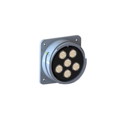 PXP9012/06/S by Bulgin - RCPT FLANGE MNT 6POS W/SKT 1/0