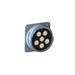 PXP9012/06/S by Bulgin - RCPT FLANGE MNT 6POS W/SKT 1/0