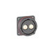 PXP9052/02/S by Bulgin - RCPT FLANGE MNT 2POS W/SKT 4/0
