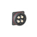 PXP9052/04/S by Bulgin - RCPT FLANGE MNT 4POS W/SKT 1/0