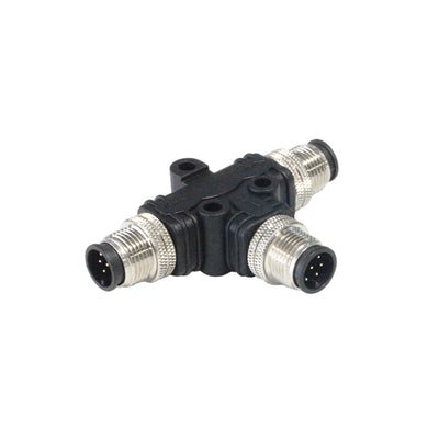 PXPPVC08TSFF04AFBBFB by Bulgin - CONNECTOR SPLIT M8 A 4POS F-F-F