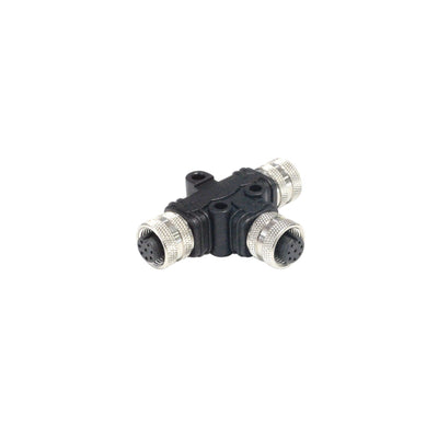 PXPPVC12TSFF12AFBBFB by Bulgin - CONNECTOR SPLIT M12 12POS F-F-F