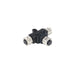 PXPPVC12TSFM04AFBIFB by Bulgin - CONNECTOR SPLIT M12 4POS F-M-F