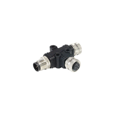 PXPPVC12TSFM05AFBIFB by Bulgin - CONNECTOR SPLIT M12 5POS F-M-F