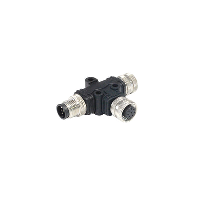 PXPPVC12TSFM08AFBIFB by Bulgin - CONNECTOR SPLIT M12 8POS F-M-F