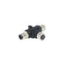 PXPPVC12TSFM12AFBIFB by Bulgin - CONNECTOR SPLIT M12 12POS F-M-F