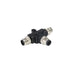 PXPPVC12TSMM04AFIIFI by Bulgin - CONNECTOR SPLIT M12 4POS M-M-M