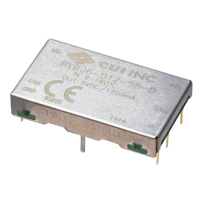 PYBJ6-D12-S5-D by CUI Inc. - DC DC CONVERTER 5V 6W