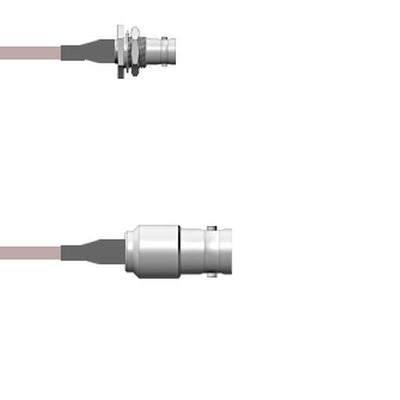 Q-010020001.25M by Amphenol Custom Cable - CABLE ASSY BNC JACK RG178 9.843