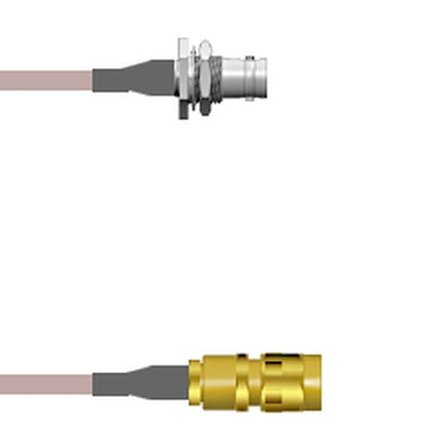 Q-0103A0001.25M by Amphenol Custom Cable - BNC-SJB/SMA-SP G178 0.25M