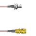Q-0103A00010.5F by Amphenol Custom Cable - BNC-SJB/SMA-SP G178 0.5F