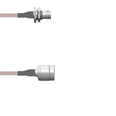 Q-010510001012i by Amphenol Custom Cable - CABLE ASY BNC-TNC J TO P RG178 12