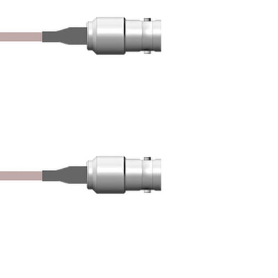 Q-020020001001M by Amphenol Custom Cable - CABLE ASSY BNC JACK RG178 1M