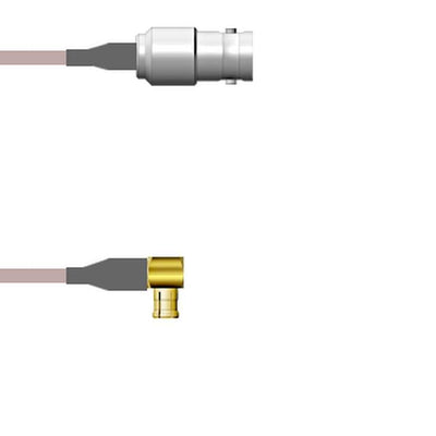 Q-020150001001M by Amphenol Custom Cable - CABLE ASY BNC-MCX J TO P RG178 1M