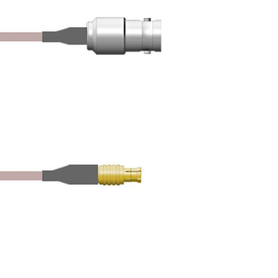 Q-0201B0001003i by Amphenol Custom Cable - CABLE ASY BNC-MCX J TO P RG178 3