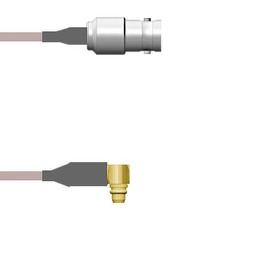 Q-0201M0001.25M by Amphenol Custom Cable - CABLE ASSY BNC-MMCX RG178 9.843