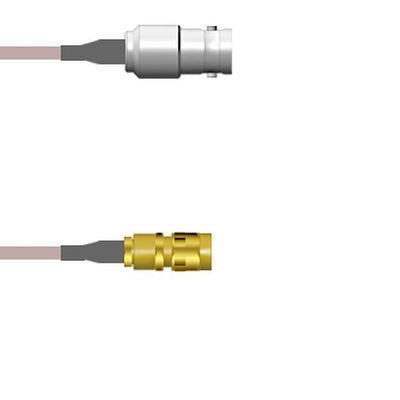 Q-0203A0001003i by Amphenol Custom Cable - CABLE ASY BNC-SMA J TO P RG178 3