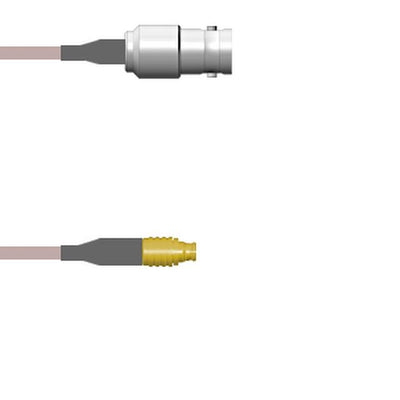 Q-020430001.25M by Amphenol Custom Cable - CABLE ASSY BNC-SMP RG178 9.843
