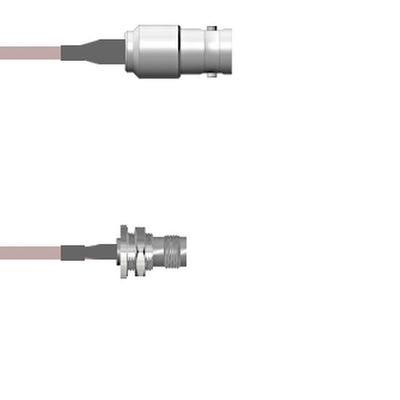 Q-0204C00012.5M by Amphenol Custom Cable - CABLE ASSY BNC-TNC JACK RG178 2.5M