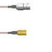 Q-020600001024i by Amphenol Custom Cable - CABLE ASY BNC-SMB J TO P RG178 24