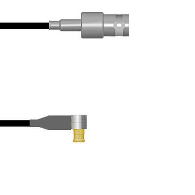 Q-0301A0003024i by Amphenol Custom Cable - CABLE ASY BNC-MCX J TO P RG174 24