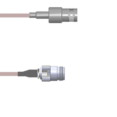 Q-030200005001M by Amphenol Custom Cable - CABLE ASSY BNC-N-TYP JACK RG316 1M