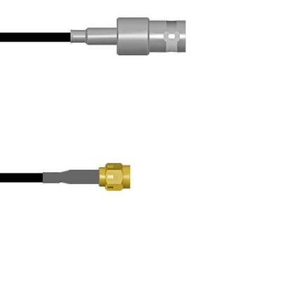 Q-0303B0003009i by Amphenol Custom Cable - CABLE ASY BNC-SMA J TO P RG174 9
