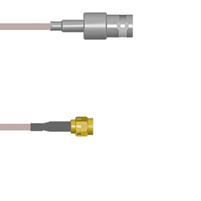 Q-0303B0005.25M by Amphenol Custom Cable - CABLE ASSY BNC-SMA RG316 9.843