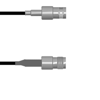 Q-0304G0003003i by Amphenol Custom Cable - CABLE ASSY BNC-TNC JACK RG174 3