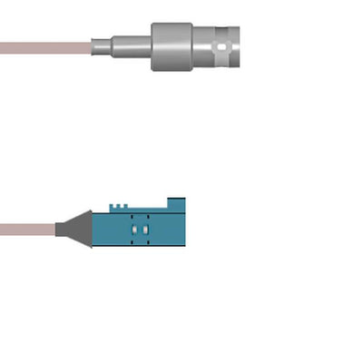 Q-0305E0005024i by Amphenol Custom Cable - CABLE ASSY BNC-FAKRA JCK RG316 24
