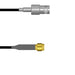 Q-030680003003i by Amphenol Custom Cable - CABLE ASSY RP-SMA-BNC P-J RG174 3