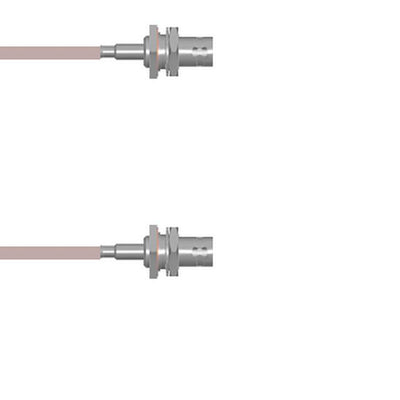 Q-040040005018i by Amphenol Custom Cable - CABLE ASSY BNC JACK RG316 18
